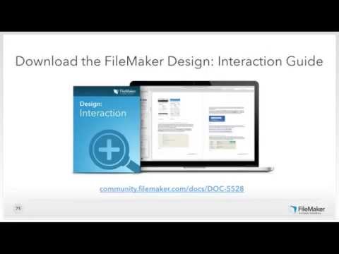 FileMaker Web Seminar: Essential Design Principles FileMaker Web Seminar: Essential Design Principles