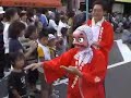 ひょっとこ踊りの曲のフレーズとあの腰の動きは、一度見たら忘れられません。どこかでこのフレーズを口ずさんでいるかもしれません。ちょっとエロチックでユーモアたっぷりな踊りです。【撮影日】2007年8月4日