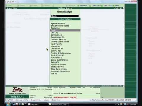 how to adjust opening balance in tally