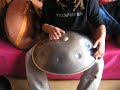 Hang drum, Davide Swarup in a borrowed Hang, jamming!