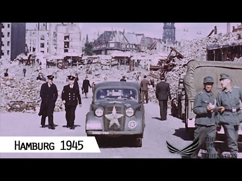 1945: Hamburg im Sommer 1945 (in Farbe und HD)