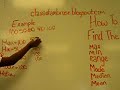 Mathcast: Range, Mode, Median, and Mean Mathcast: Range, Mode, Median, and Mean