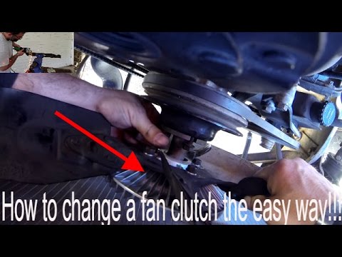 How to replace a fan clutch on a 1989 Dodge RamCharger