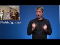 Videoziņas Nr.72 zīmju valodā 05.01.2011