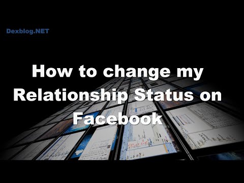 how to change relationship status on facebook
