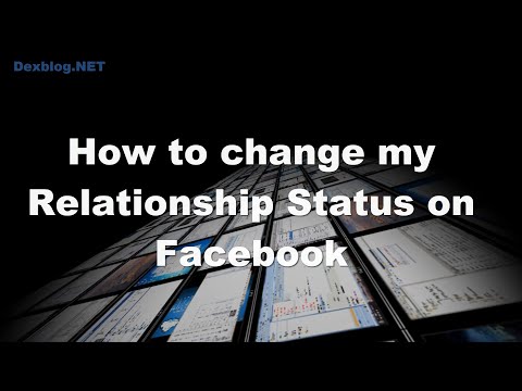 how to change facebook status to in a relationship