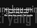 Naff - Ketika Semuanya Harus Berakhir (Lirik)