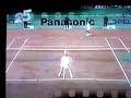 Muy divertido punto de Yannick Noah. 
Yannick Noah funny Video