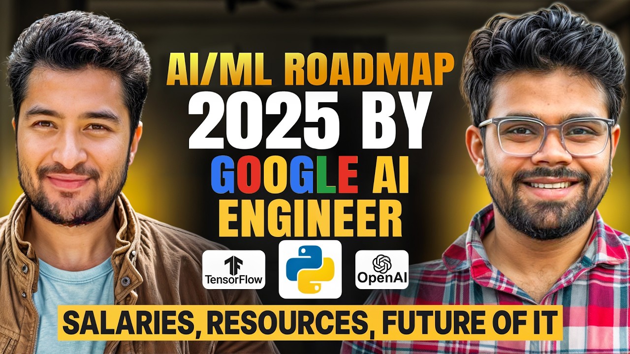 Best AI / ML Roadmap 2025 with Google AI Engineer | Salaries, Resources, Projects