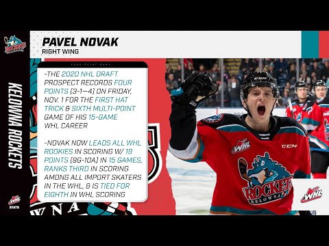 Wild Prospect Pavel Novak Hat Trick