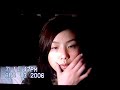 pretty korean girl pops gum without blowing bubbles