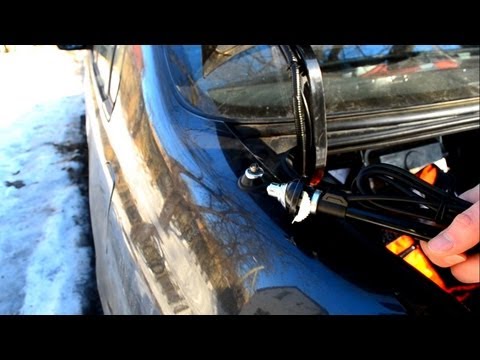 A car antenna removing, installing, replacement