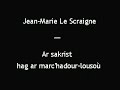 a breton tale by jean-marie le scraigne (huelgoat)

ama� e-barzh sant vigodenn ama�-gi-ma�
e oa un tamm den bihan bihan � chom
bihan tre e oa
med 
hag oa un tamm douar ganto� ase un tu 
mennaket ba ar khostexo� ahe
hag oa oqh ober ar sakrist 'e 
ga n aotrou person

setu brema� go�d walqh ouxeqh 
peseurt mod ama�
gwechall 
daoust ma vije  bihan an dud gwecho�
en-nejent grwaeged hag a veje braw
setu en-doa ur wreg vraw `e
ha brema� hounnezh oa un tamm bihan 
