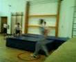 mathew doin a belly flop