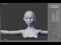 The neck rig used in Sintel. The deformations in this example are not final by any means. The video demonstrates the control scheme.