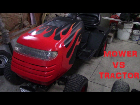 Mower vs Tractor - A Muscle Vs Tuner Parody Mower vs Tractor - A Muscle Vs Tuner Parody