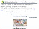 FOREX |TRAINING CLASS | #1 Forex Introduction