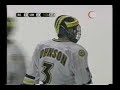 Johnson (aka JMFJ) nearly decapitates the BC goalie Johnson (aka JMFJ) nearly decapitates the BC goalie