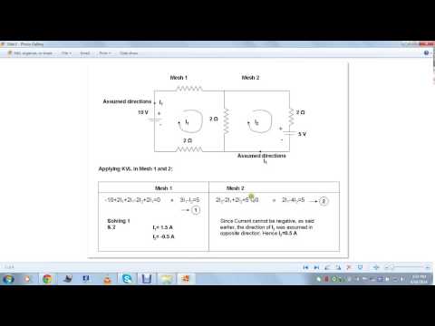 how to apply kvl and kcl in circuit