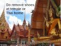 Thailand Travel Guide - Dos and Donts