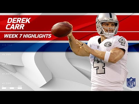 Video: Derek Carr's Huge Game w/ 417 Yards & 3 TDs vs. KC! | Chiefs vs. Raiders | Wk 7 Player Highlights