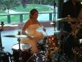 Bride Plays Drums At Her Wedding - bride, drummer, drums, music, suzanne morissette, wedding