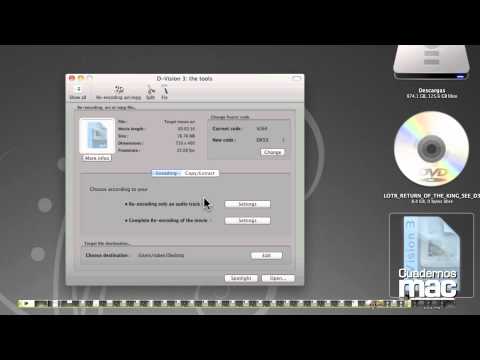 Quicktime X - Tutorial de Cuadernos Mac en el que se detallan las funciones y posibilidades de QuickTime X, el reproductor multimedia de Apple.