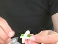 Frog trick. grenouille dans un cerceau