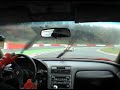NSX Trophy Spa 2005 rain race with crash