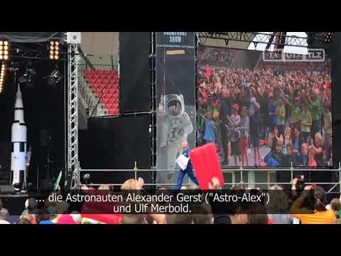 Tausende wollen Astro-Alex Alexander Gerst und den Greizer Ex-Astronauten Ulf Merbold in Erfurt sehen