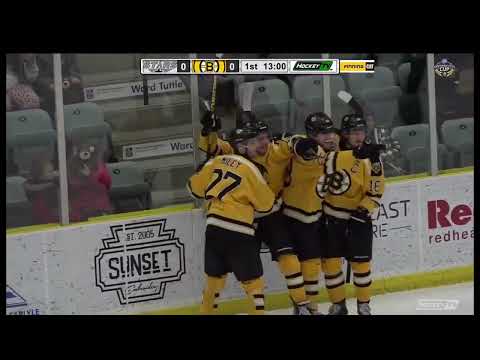 Gabriel Filion #11 - Estevan Bruins Win vs Battleford 1st in Canada - Jan 2023 - Toss the Teddy Bear