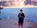 Arizona Camping Club Catching Fish on Lake Powell Houseboat