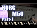 【DEMO】KORG M50 #1