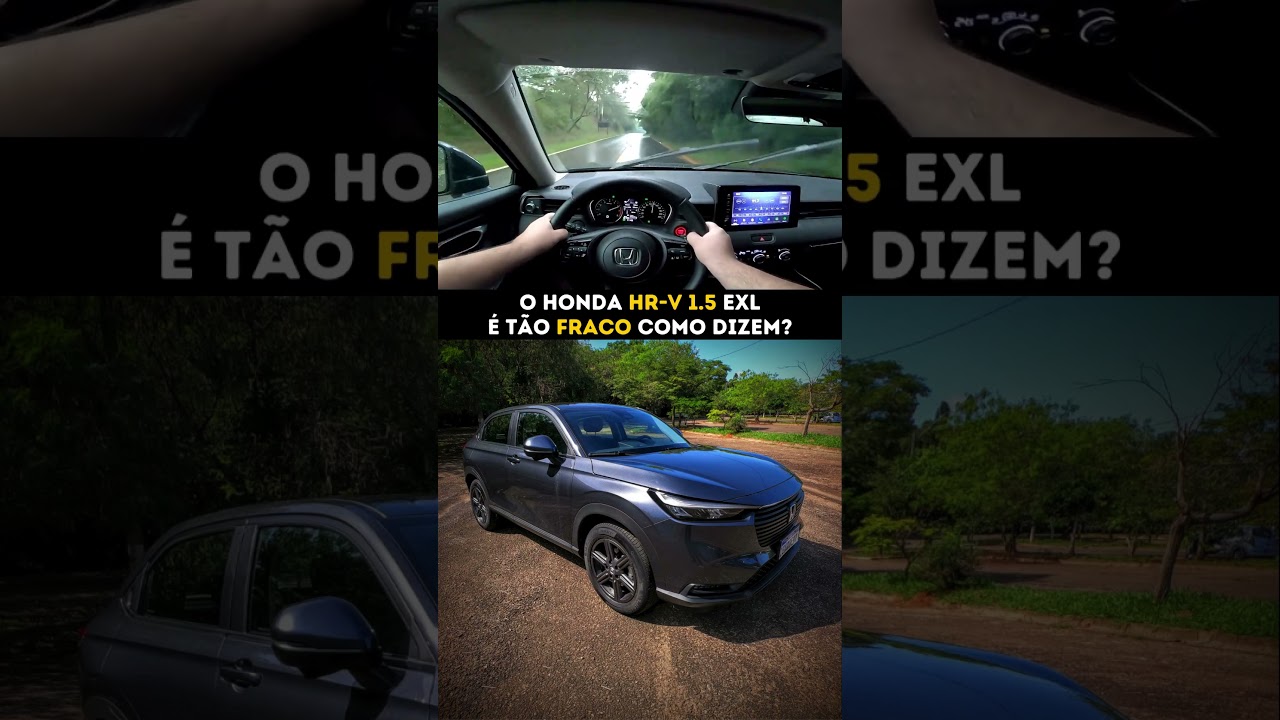 Afinal, é tão fraco mesmo o Honda HR-V 1.5 EXL? #honda #hrv #hondahrv