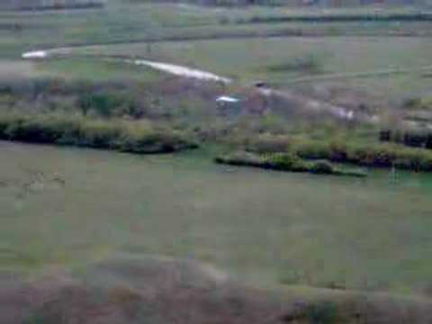 Me flying in the Qu'Appelle Valley
