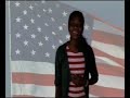 Joan is cheering for U. S. A.