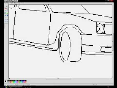 how to draw vw golf