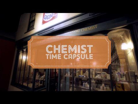 Chemist Shop Time Capsule at Flambards