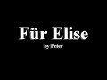 fur elise  para elisa  piano by peter