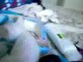 fabi andi playing with the kities...lol