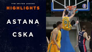 Hightlits of the match — VTB United league: «Astana» vs CSKA