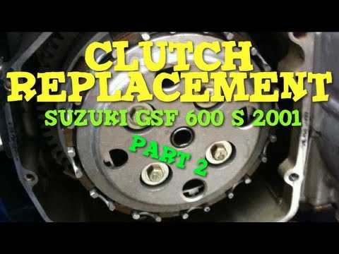 Replace Clutchplates Suzuki GSF 600 Bandit 2001 2/2