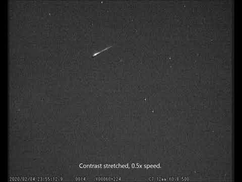 Disintegrating Meteor uploaded by Bill Ward