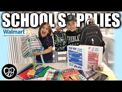 BACK to SCHOOL SUPPLIES at WALMART | BACK to SCHOOL ...
