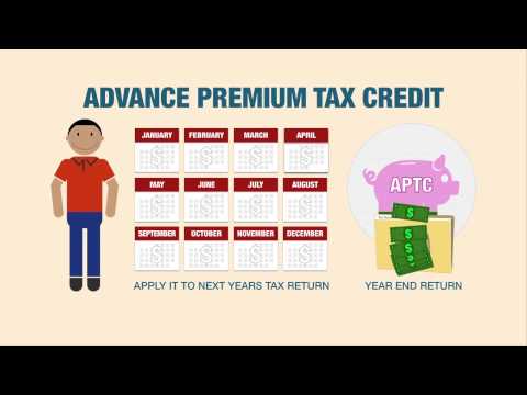 Tax Credit - This video explains the advance premium tax credit and the different ways in which you can apply it to lower the cost of insurance for you and your family. W...