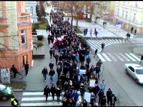 Marsz przeciw umowie ACTA w Zielonej Górze 26 stycznia ponad 1 tys. osób protestowało w centrum Zielonej Góry przeciw umowie ACTA.