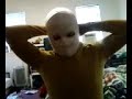 Gold Velour and beige zentai