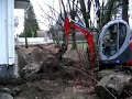 Neuson 1503 mini excavator digging