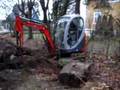 Neuson 1503 mini excavator digging