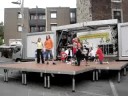 BOOCH FESTIVAL HEERLEN 2008. DEMONSTARTIE STREETDANCE/HIPHOP DOOR DEMOGROEPEN SWING INN.